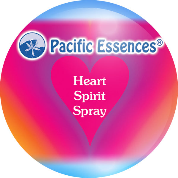 Pacific Essence - Heart Spirit Spray - Aromatherapy - Combination Essence Essential Oil Blend Flower, Sea & Gem Essences