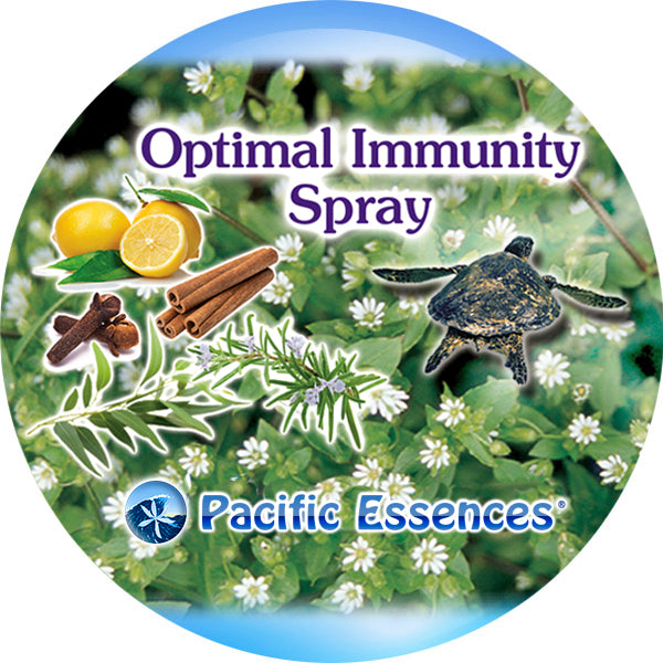 Pacific Essence - Optimal Immunity Spray - Combination Essence Essential Oil Blend Flower, Sea & Gem Essences