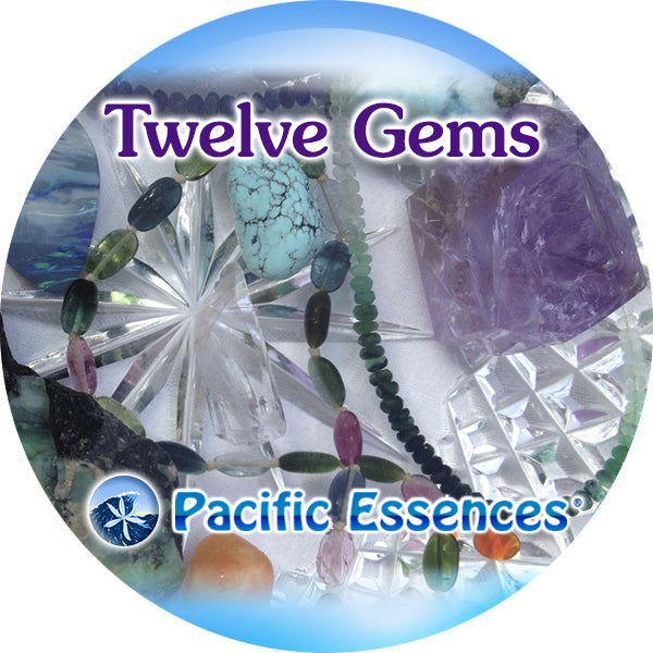 Pacific Essence - Twelve Gems - Combination Essence Essential Oil Blend Flower, Sea & Gem Essences